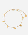 TOBILLERA Monedas Boho - Oro