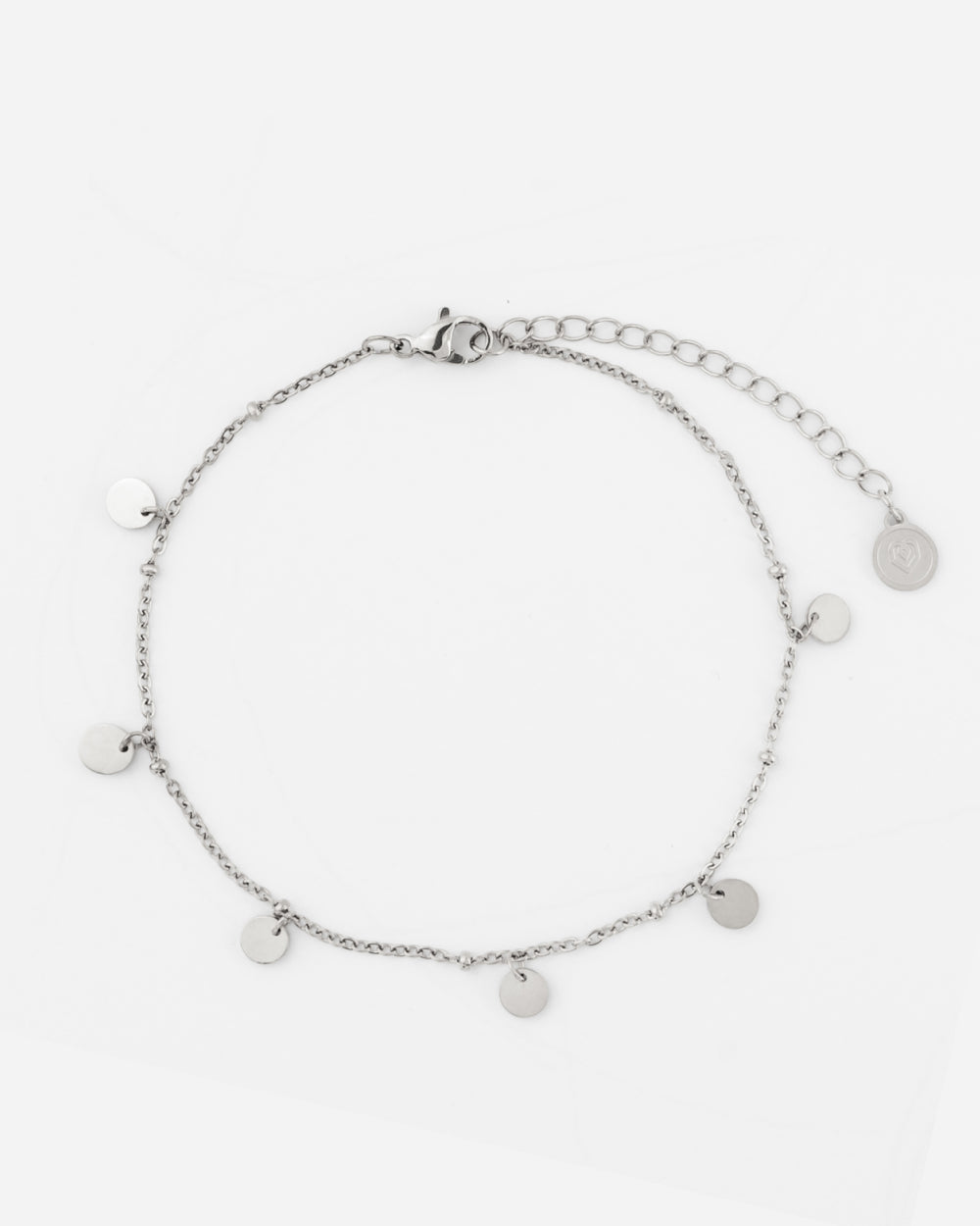 TOBILLERA Monedas Boho - Plata