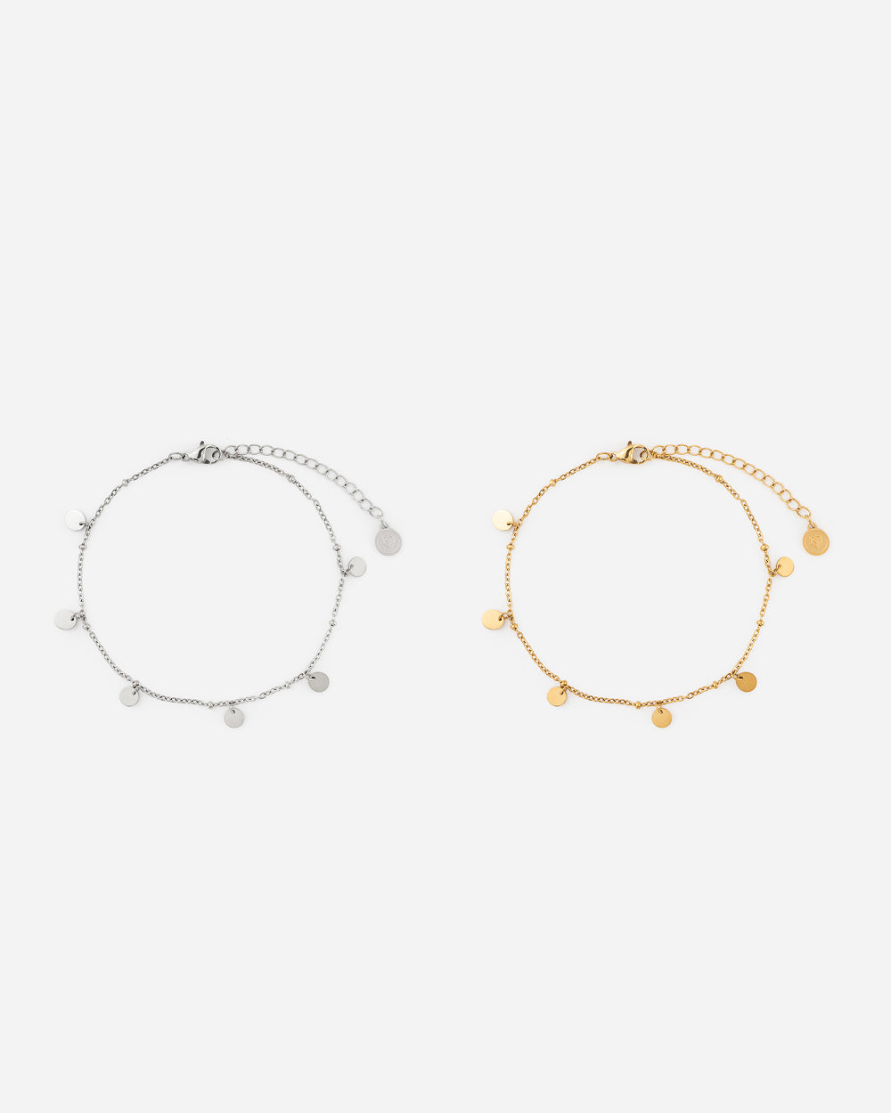 TOBILLERA Monedas Boho - Plata