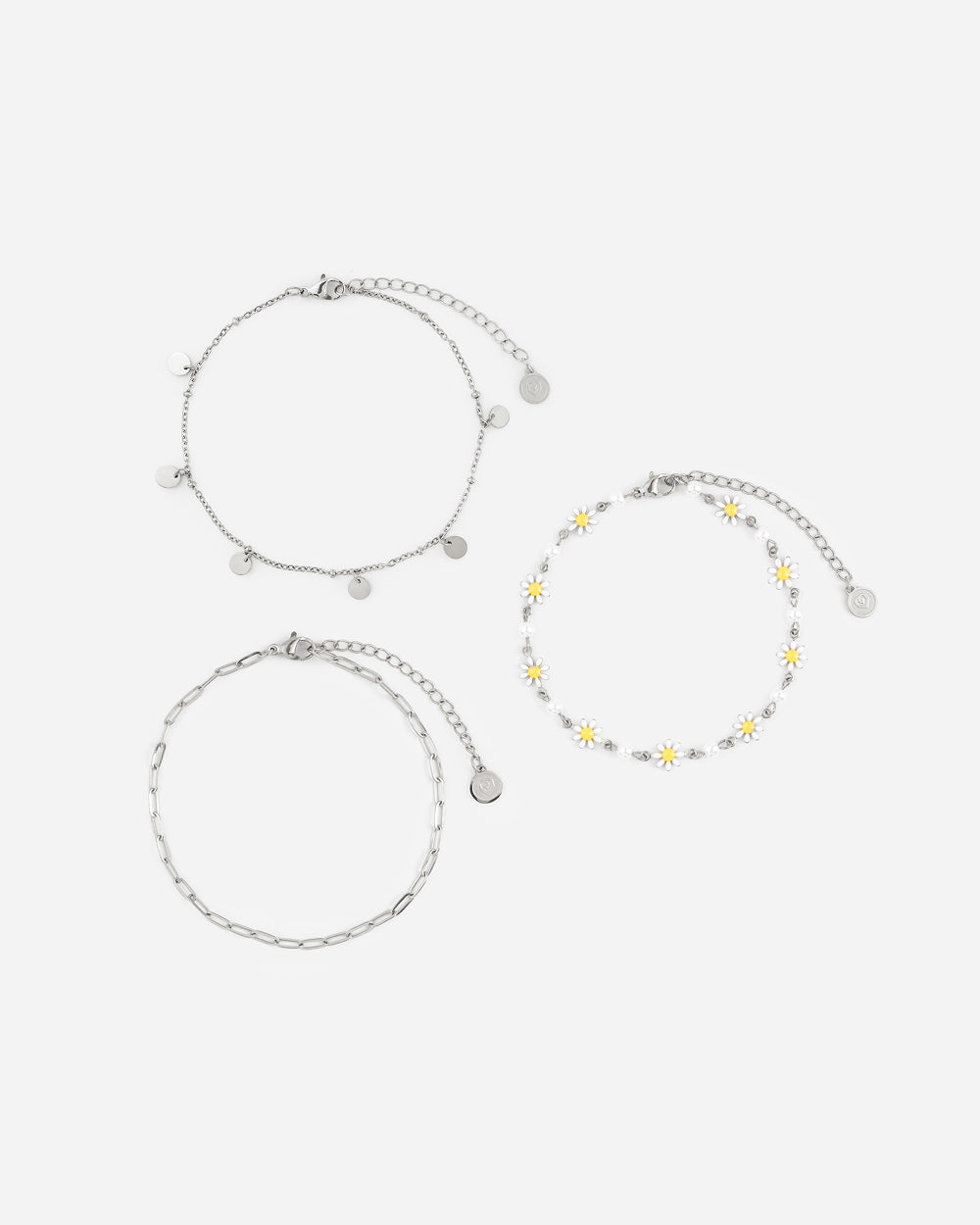 TOBILLERA Monedas Boho - Plata