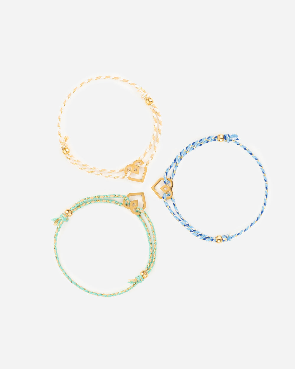 PULSERA Corazón Pistacho