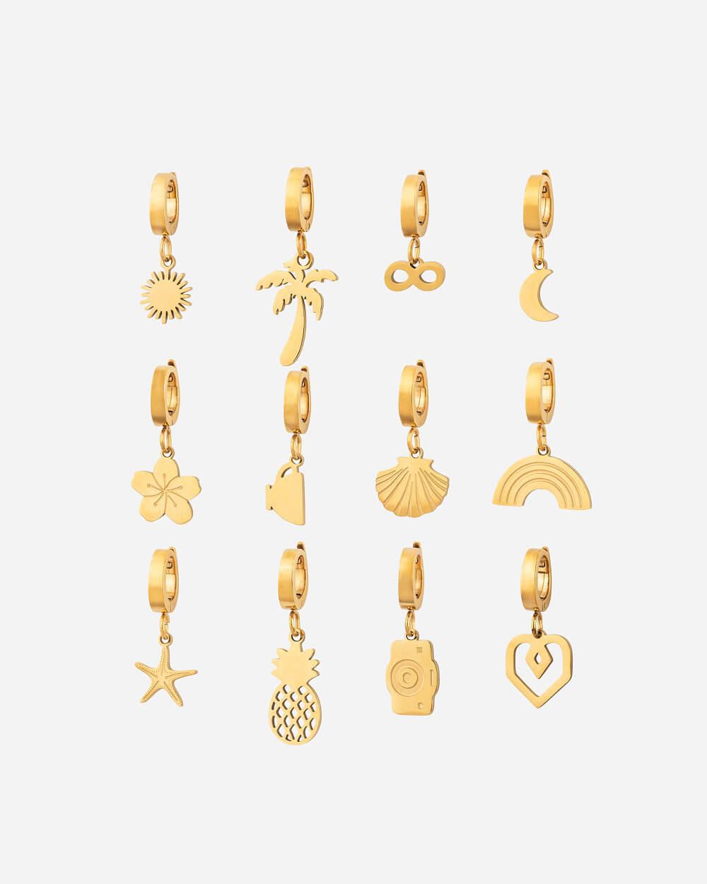 CHARM Flor Tropical - Oro